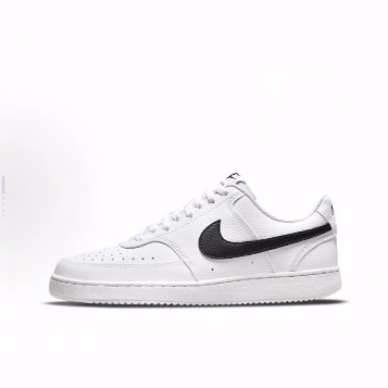 Nike Court Vision 1 Low Next Nature 休闲 低帮 板鞋 女款 白黑