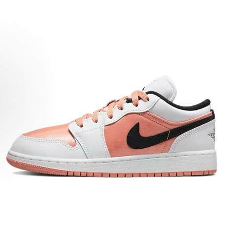 Jordan Air Jordan 1 Low 皮革  低帮 儿童篮球鞋 青少年