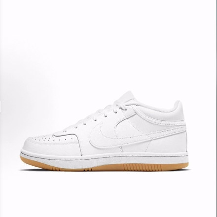 Nike Sky Force 合成革 圆头系带 防滑耐磨 低帮 板鞋 男款 白