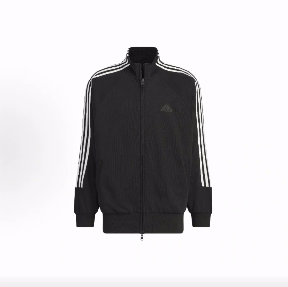 adidas 3-Stripes KNIT TRACK TOP  条纹夹克外套 男女同款