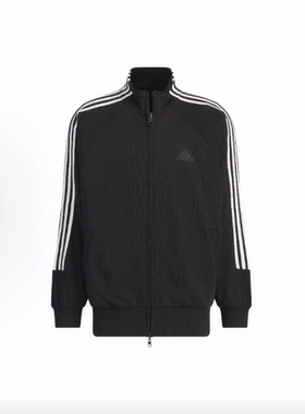 adidas 3-Stripes KNIT TRACK TOP  条纹夹克外套 男女同款