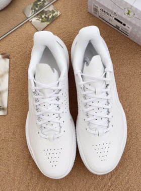 LiNing李宁 利刃5V2 减震耐磨透气回弹 低帮 篮球鞋 男款 标准白