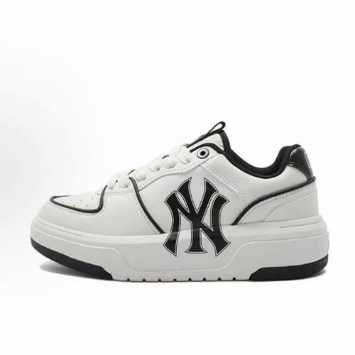 MLB Chunky Liner PU低帮 板鞋 男女同款 白色