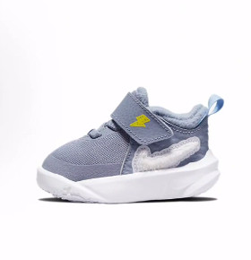 Nike Team Hustle D 10 合成革 低帮 学步鞋 婴幼童