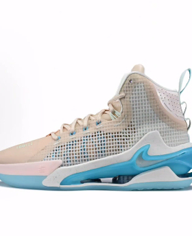 Nike Air Zoom GT Jump Ep 减震耐磨 高帮 篮球鞋男女同款 粉蓝色