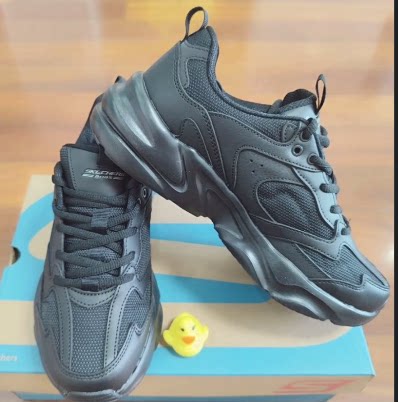Skechers斯凯奇 踏浪-新 低帮 生活休闲鞋 女款 黑色