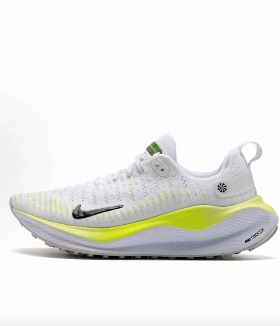 Nike Reactx Infinity 4 舒适耐磨透气 低帮 跑步鞋 女款 白黄黑