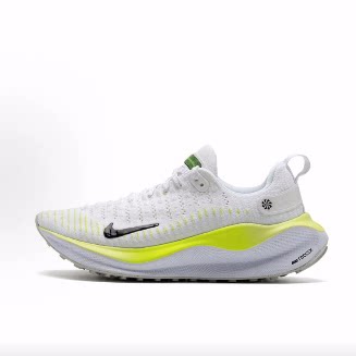 Nike Reactx Infinity 4 舒适耐磨透气 低帮 跑步鞋 女款 白黄黑