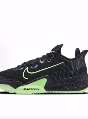 Nike Air Zoom BB NXT EP  减震防滑耐磨 低帮 篮球鞋 男款 黑绿