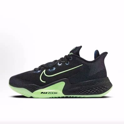 Nike Air Zoom BB NXT EP  减震防滑耐磨 低帮 篮球鞋 男款 黑绿