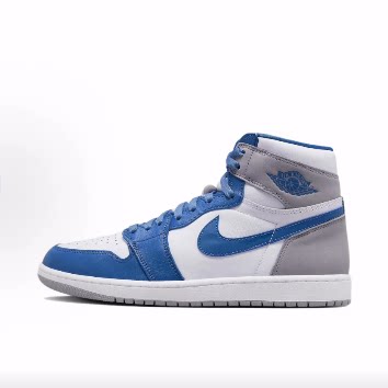 Jordan Air Jordan 1  高帮 复古篮球鞋 男女同款 蓝白