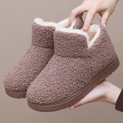 加绒保暖鞋豆豆鞋冬季棉鞋