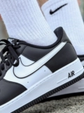 Nike Nike Air Force 1 Черно-белые авиационные силы № 1 AF1 Мужская повседневная ботинка DV0788-001