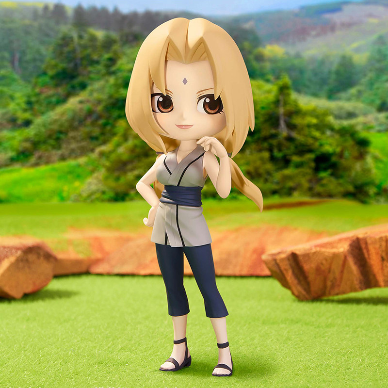 正版眼镜厂现货 火影忍者 疾风传 qposket 纲手 q版景品 手办摆件