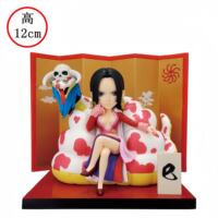 Genuine Bandai Eyewear factory One Piece Luffy, Empress Soronna, Mihawk Eye, Sanji, Robin, and Jingpin figurines thumbnail 3