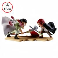 Genuine Bandai Eyewear factory One Piece Luffy, Empress Soronna, Mihawk Eye, Sanji, Robin, and Jingpin figurines thumbnail 6
