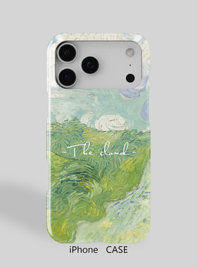 油画艺术绿色不褪色iPhone17Promax超薄15pro轻便14Pro适用于苹果13个性12半包11菲林手机壳