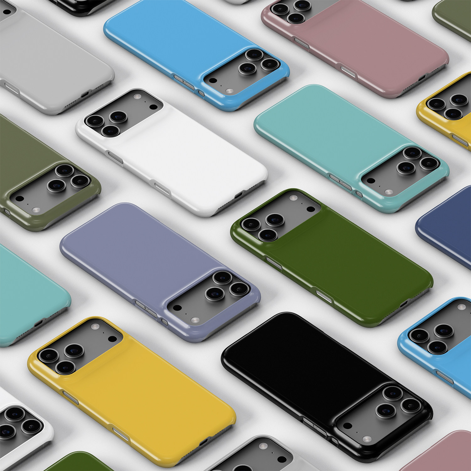 纯色黄色蓝色绿色白色黑色iPhone16Promax超薄15轻便14Pro适用于苹果13个性12半包11菲林极简手机壳