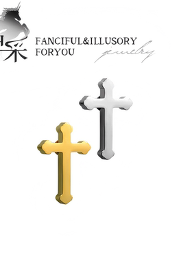 羿采男士潮人个性西服小胸针西装领针女士刺马针扣十字架饰品