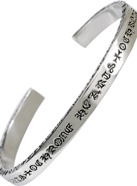 复古泰银男士哥特风配饰夜店手镯