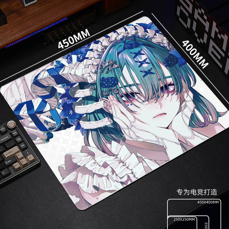游戏鼠标垫新款顺滑电竞游戏fps超大细面橡胶游戏加厚鼠标垫