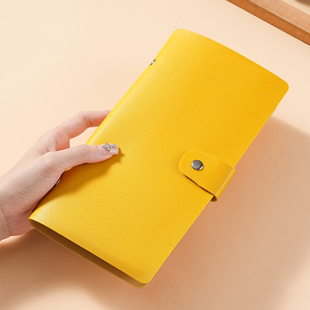 存单收纳本银行定期存款单收集册票据收纳支票夹存折本简约整理册