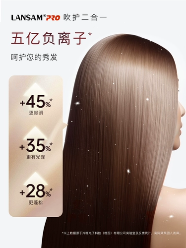[Версия подарочной коробки] Lancam High -Speed ​​Dricher Dosemer Home сильная ветровая энергия ионный уход за волосами и сухой беспроводной лист