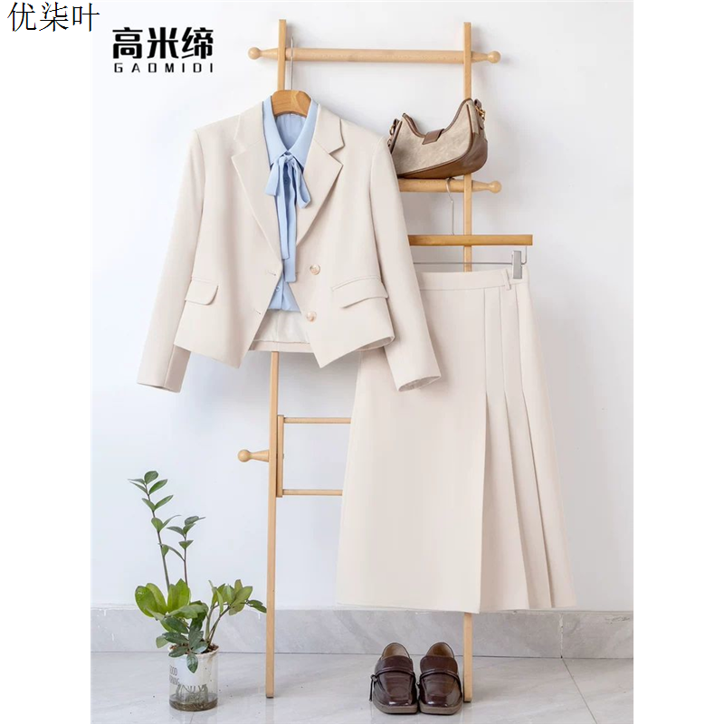 小个子西装套装裙子两件套女秋季高级感职业装气质职场通勤小西服