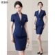 女夏季 酒店前台工作服售楼部工装 新款 套装 气质女神范短袖 职业套装