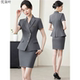 西装 职业气质通勤面试正装 套装 薄款 酒店经理工作服 女夏季 高端短袖