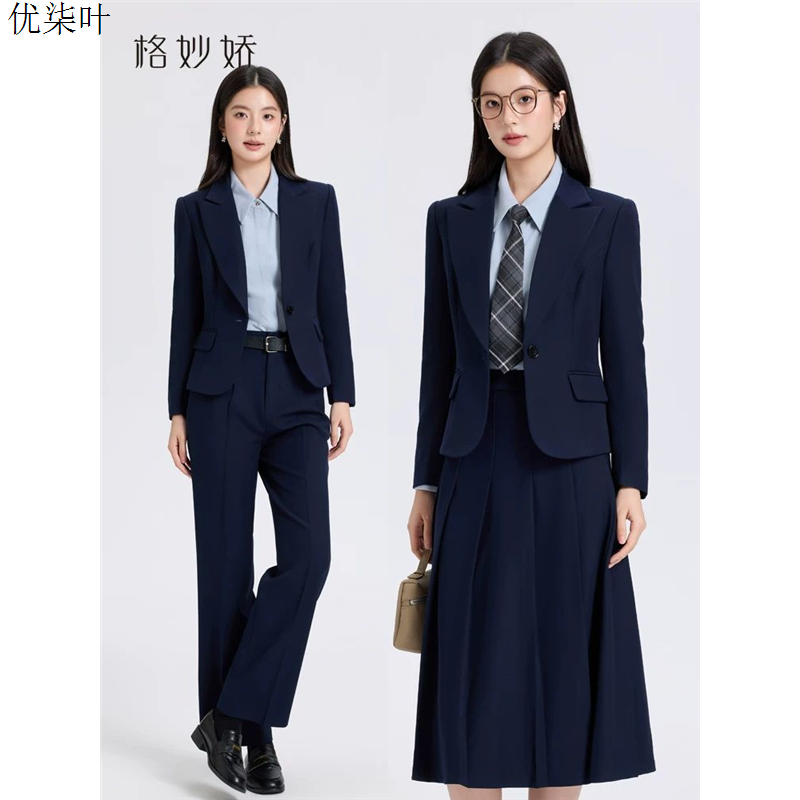 职业西装套装女2025新款大学生面试正装轻职场穿搭西服外套工作服