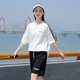 套装 休闲装 女时尚 少女夏装 纯棉t恤两件套高中七分裤 初中学生短袖