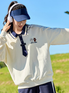 初中学生POLO衫韩版卫衣套装休闲