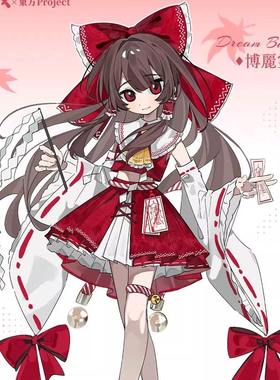 TinyFox X东方Project立绘与周边特典博丽灵梦立牌二次元动漫立牌