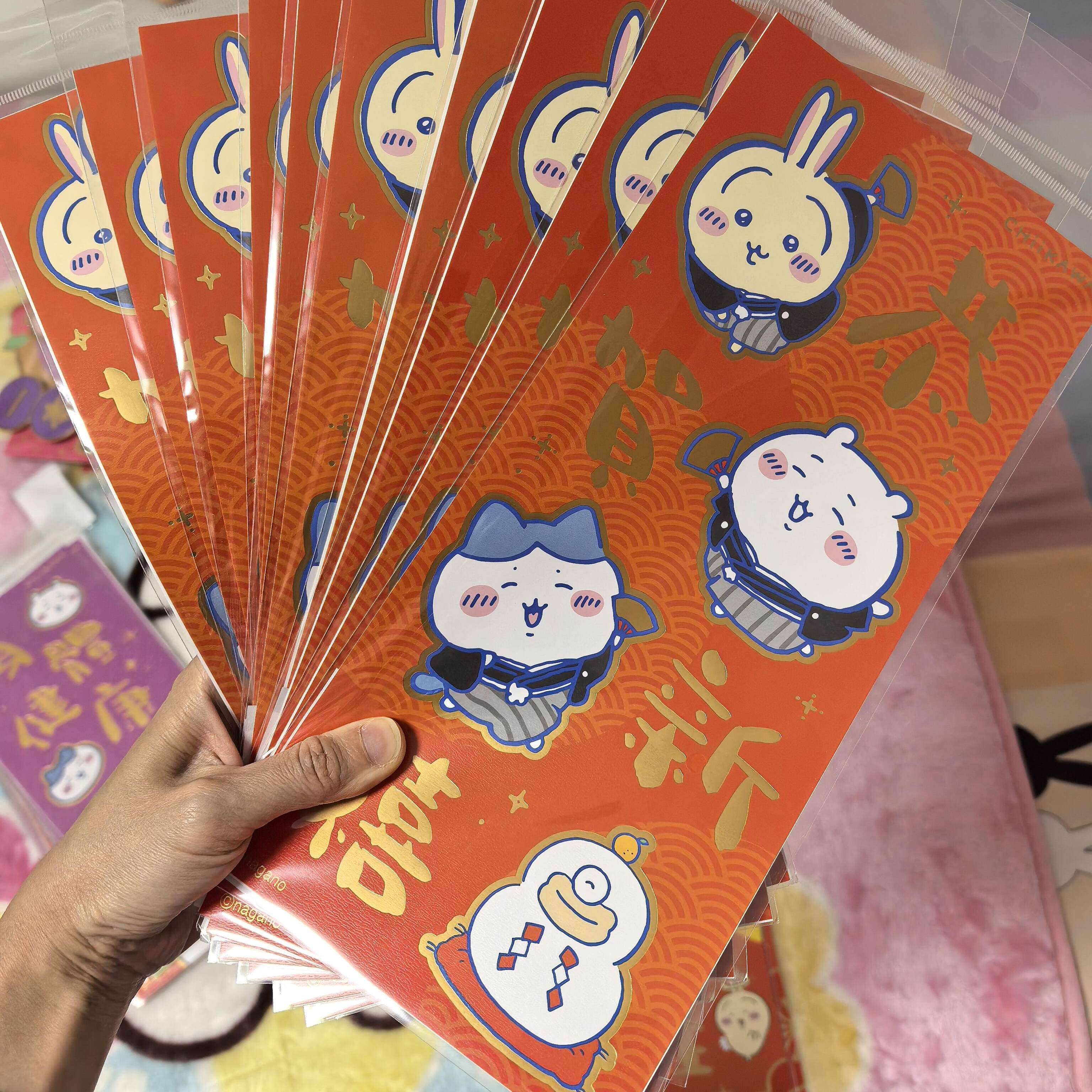 26年香港711新品吉伊卡哇新春系列卡通动漫春联对联新年礼品祝福,模玩/动漫/周边/娃圈三坑/桌游,动漫挂件/文具,淘宝优惠券,粉丝福利购,淘宝优惠卷