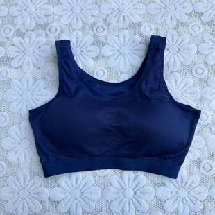 简约固定双肩带聚拢扣带无钢圈薄模杯短背心文胸女内衣有大码 2004