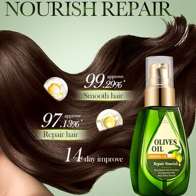 橄榄护发精油 Olives Oil Essential Oil Repair Nourish Hair