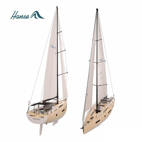 Hanse-675-yacht 帆船 3D模型