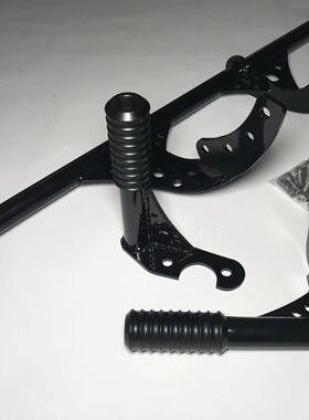 哈雷软尾街霸一字杠突破者路威st肥仔 继承者ds竟技一字保险杠