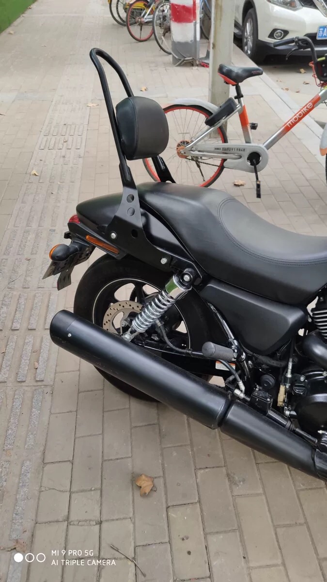 哈雷750 street 500 750 新款乘客后靠背 后货架 后靠背