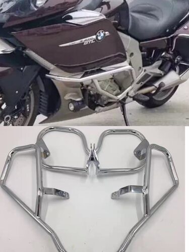 适用于宝马K1600GTL/GT保险杠 前护杠发动机边箱防摔杠护杠 加厚