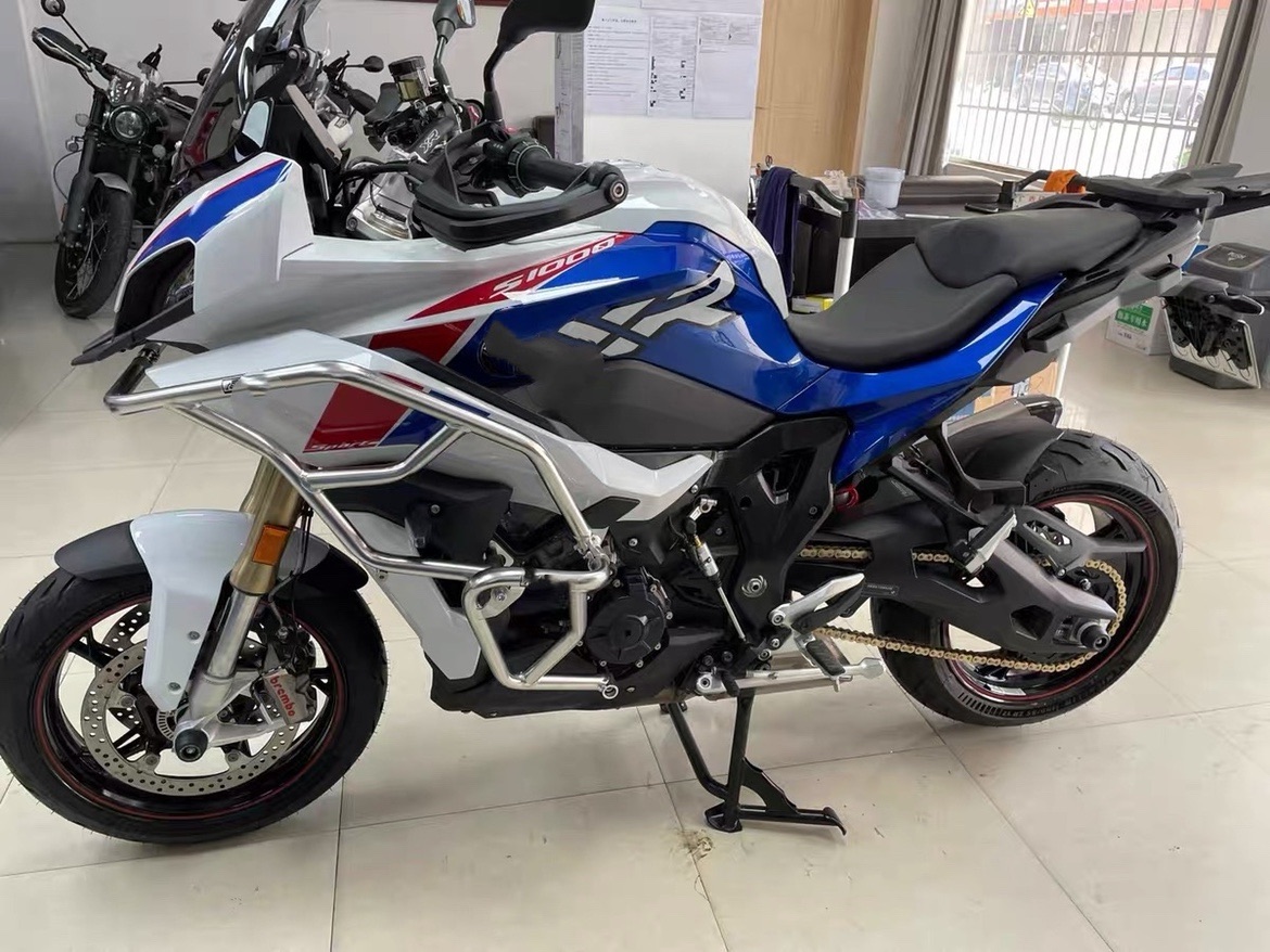 适用于宝马s1000xr改装保险杠 护杠保险杠 防摔杠油箱护杠配件