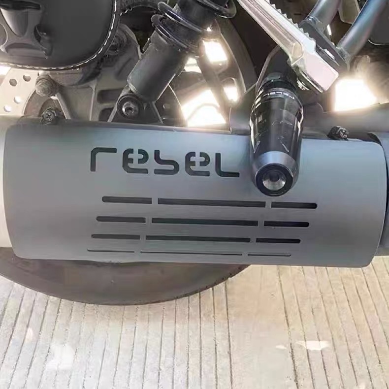 适用本田叛逆者CM300 CM500CMX专用改装排气管防烫板隔热罩装饰罩