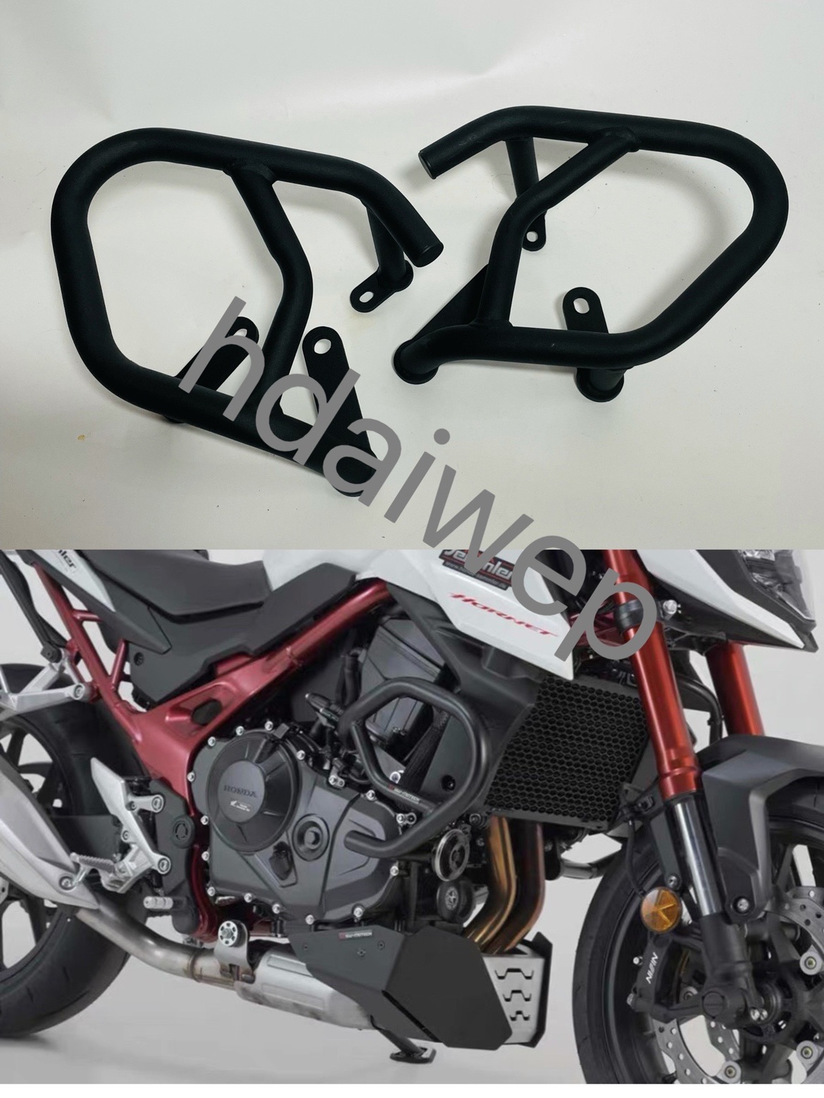适配于本田CB750 Hornet护杠竞技黄峰750保险杠防摔改装配件