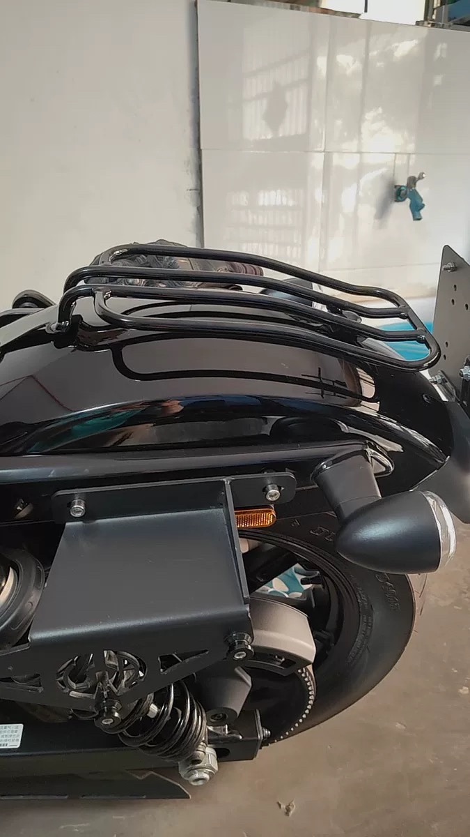 适用于适用 哈雷夜行者975 Nightster975改装后货架后行李架