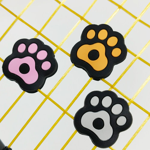 网球拍避震器卡通猫爪防震手