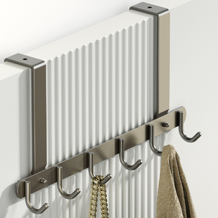 超长款门后挂钩2cm厚门 卧室衣柜门上挂衣钩免打孔衣帽收纳挂衣架