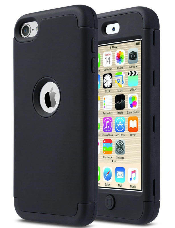 屏幕防摔全包适用iPod touch7手机壳硅胶双层苹果iTouch5/6磨砂套
