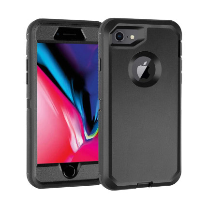 欧美加厚铠甲三防手机壳7p8p全包防摔iPhone6SPlus磨砂软胶6P/6SP胶套硬壳个性耐磨大方