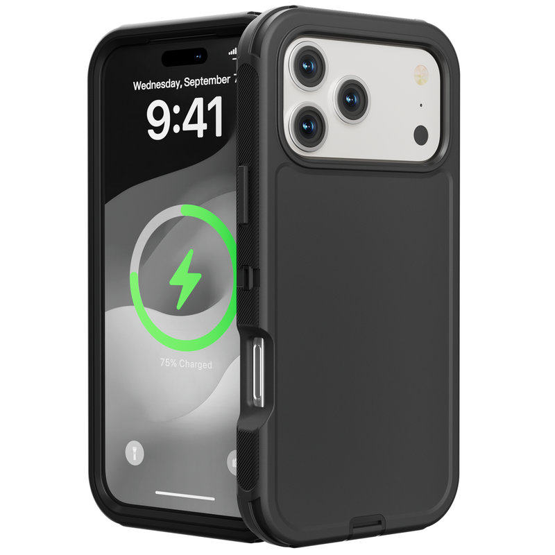 欧美三防铠甲加厚硅胶手机壳适用iphone17promax保护壳全包防摔苹果Air软胶套硬壳16plus磨砂防滑外壳三合